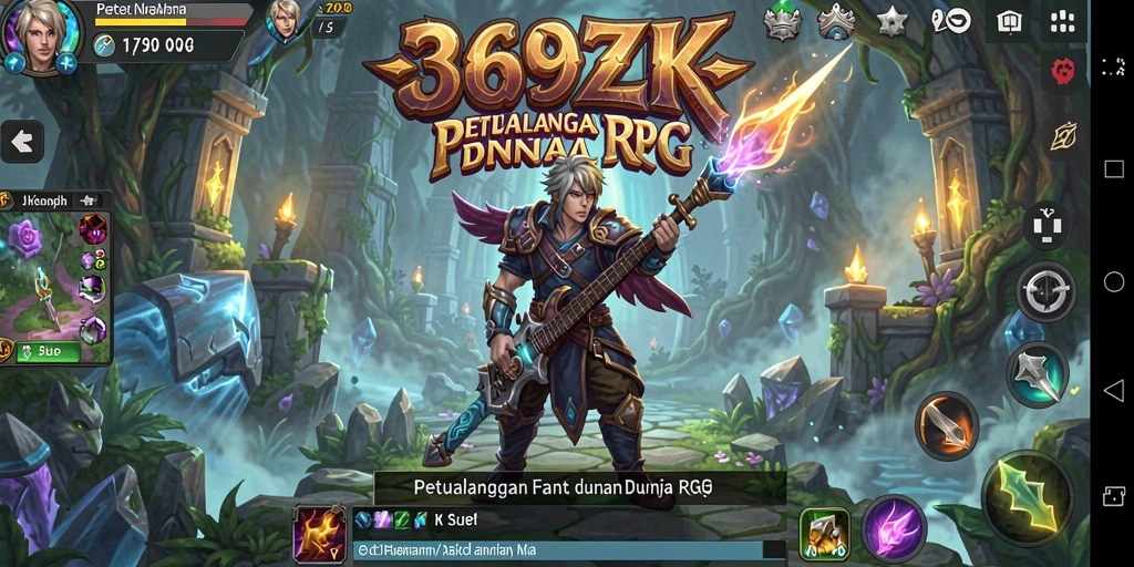 Tangkapan layar gameplay 369ZK dengan pertempuran epik.