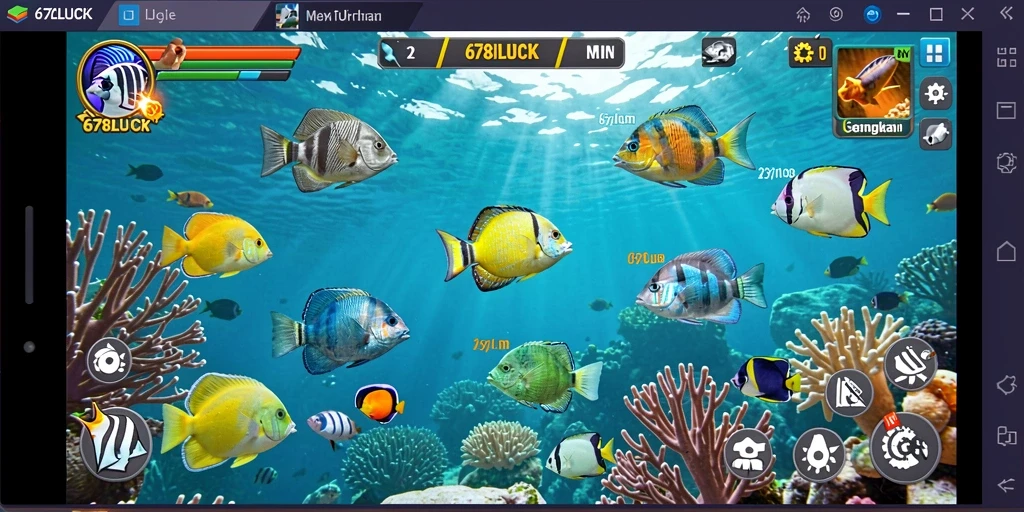 Gameplay seru menangkap ikan di 678LUCK.