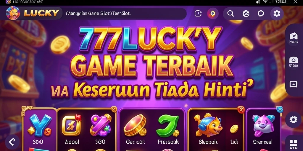 Tangkap momen seru gameplay Slot di 777LUCKY.