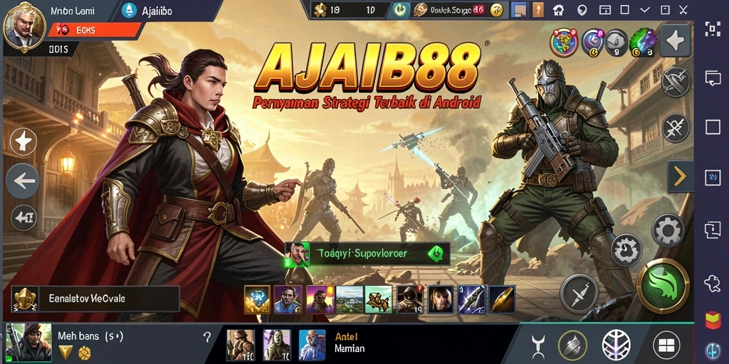 Tampilan gameplay AJAIB88 yang menegangkan dan strategis.