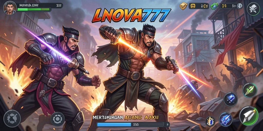 Screenshot dari gameplay LNOVA777, menampilkan aksi seru dan grafis yang menakjubkan.