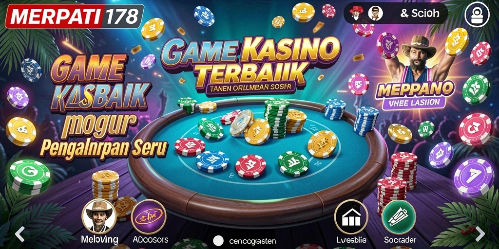 Screenshot gameplay MERPATI178 menampilkan keseruan permainan Kasino.