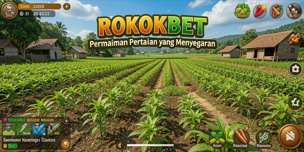 Screenshot menampilkan gameplay pertanian ROKOKBET yang menarik.