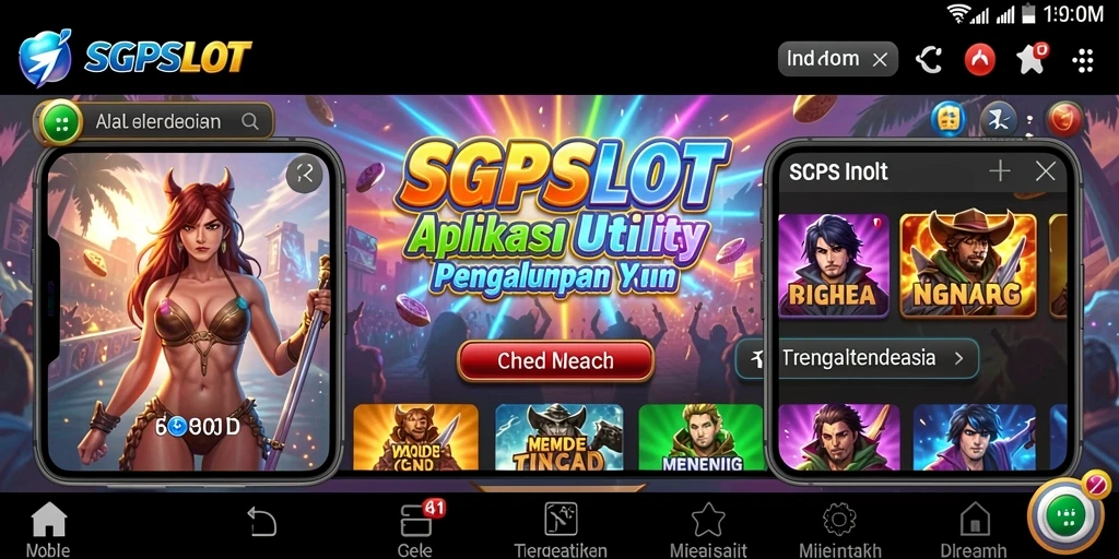 Tampilan antarmuka SGPSLOT yang bersih dan fungsional.