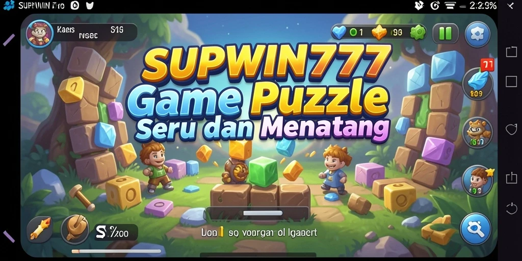 Tampilan gameplay SUPWIN777 yang menantang dan interaktif.