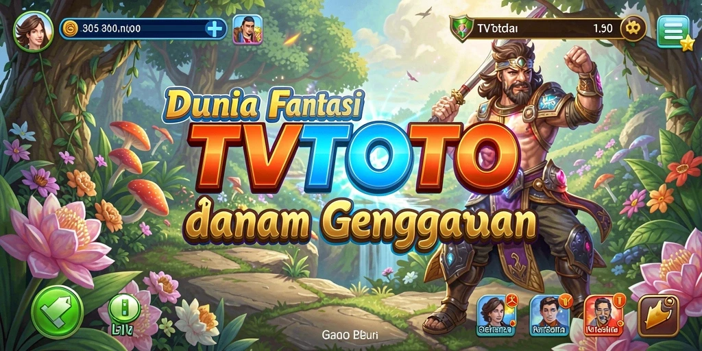 Gameplay seru di dunia fantasi TVTOTO yang menakjubkan.